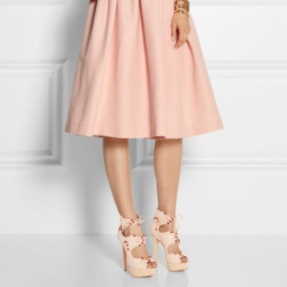 Charlotte Olympia Hands On' Suede Heels Women Size 38.5 - Picture 16 of 16